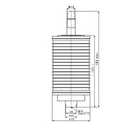 Durable Vacuum Interrupter Bottle 7.2 Kilo Watt  630A Rated Current