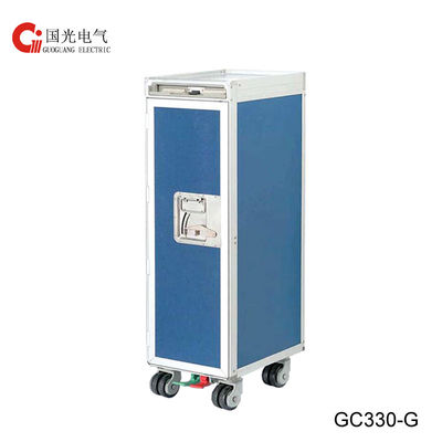 Aluminum Alloy Half Size Beverage Trolley For Airplane Kitchen